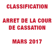 Classification : arrêt rendu par la cour de Cassation