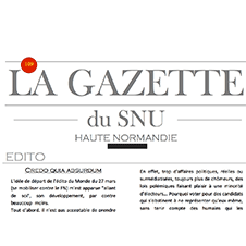 La gazette de mars 2015