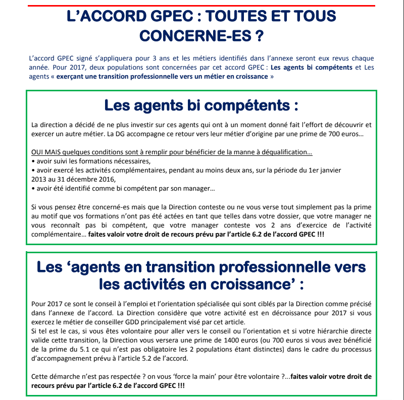 Le Droit de Savoir N°1 – La GPEC –