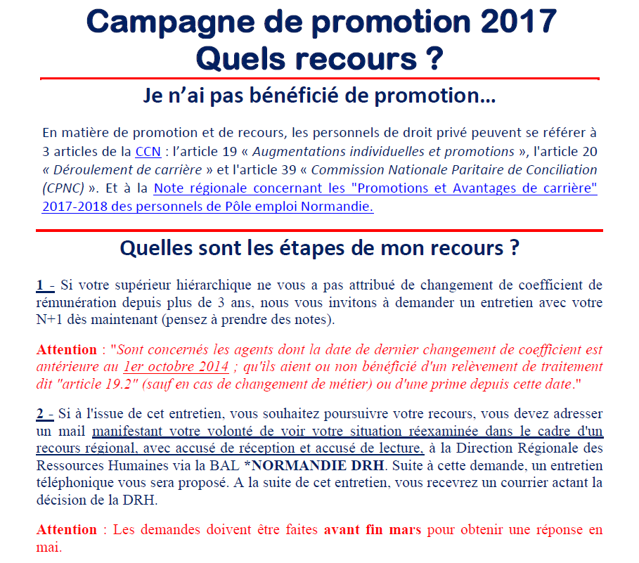 Le Droit de Savoir N°5 – Campagne de Promotion 2017 Quels Recours ?-