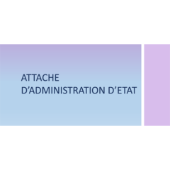 Attaché d’Administration de l’Etat