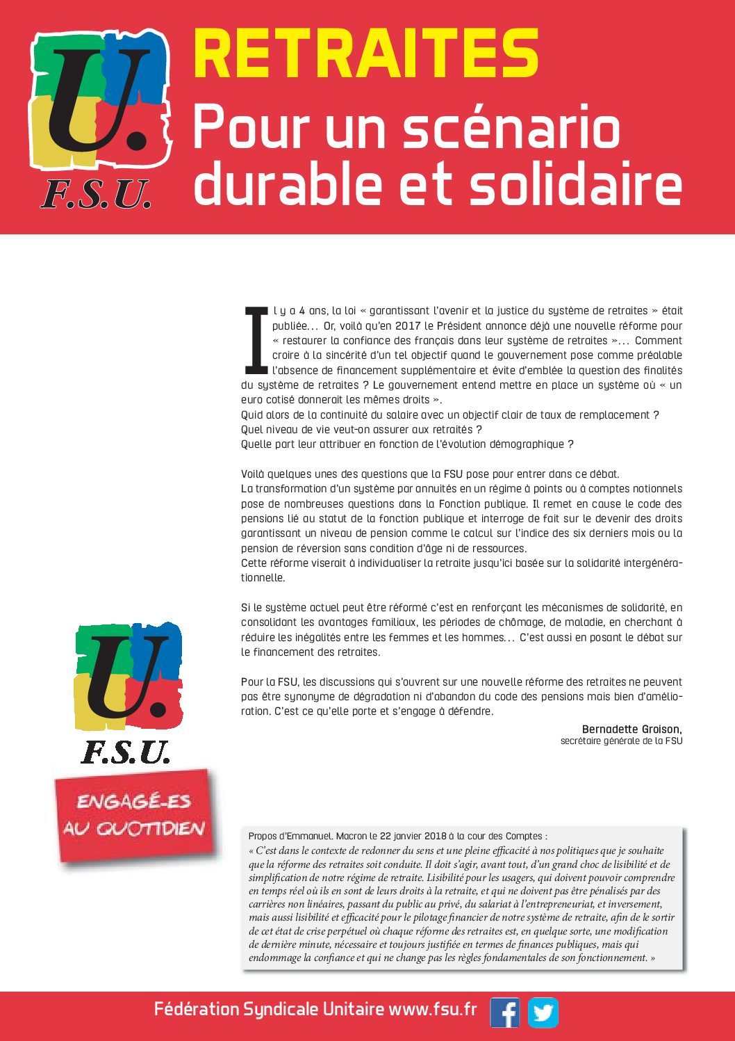 Réunion du Bureau National de la FSU TEFE