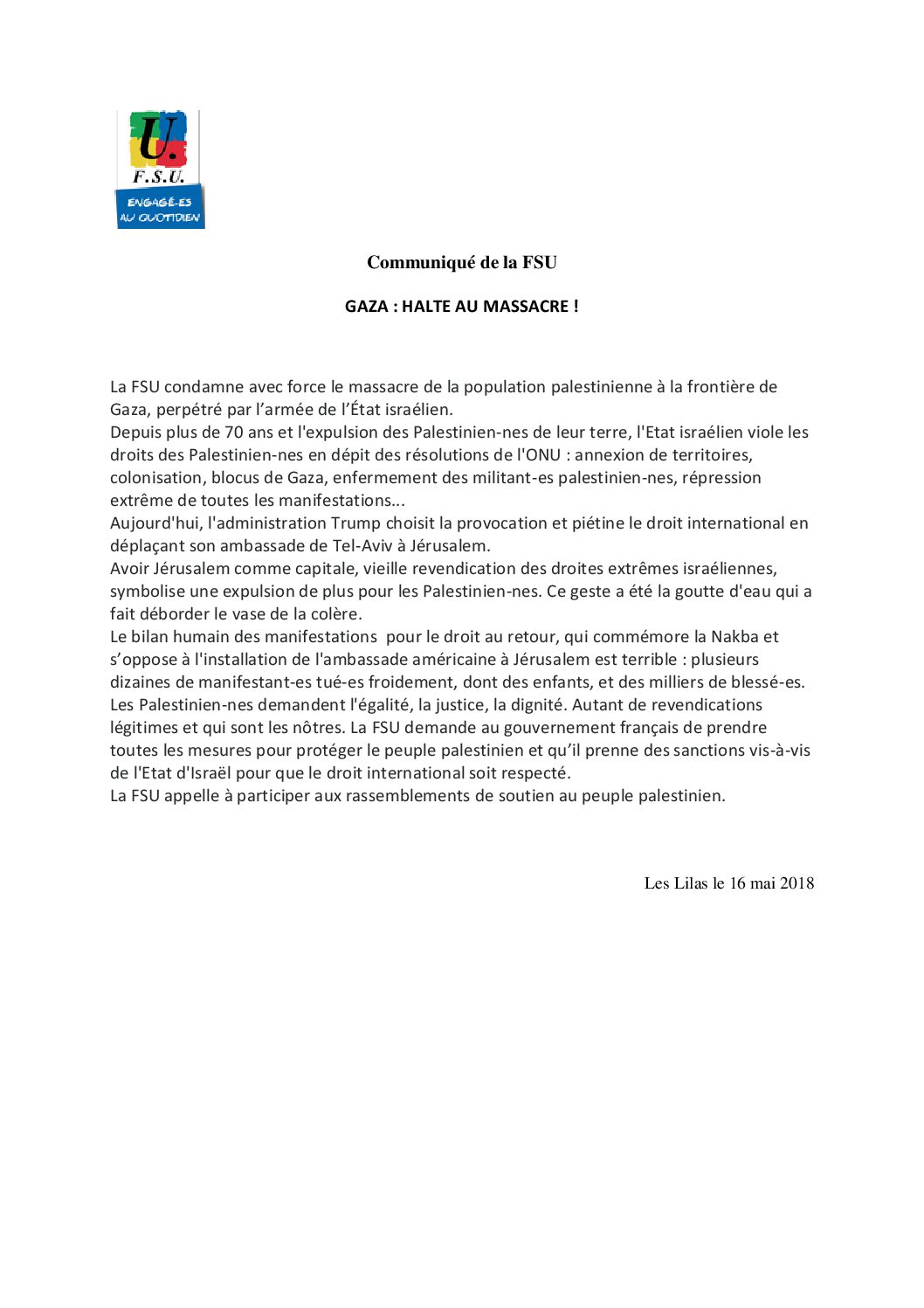 Réunion du Bureau National de la FSU TEFE