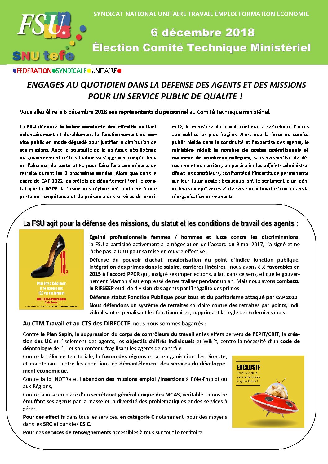 Réunion du Bureau National de la FSU TEFE