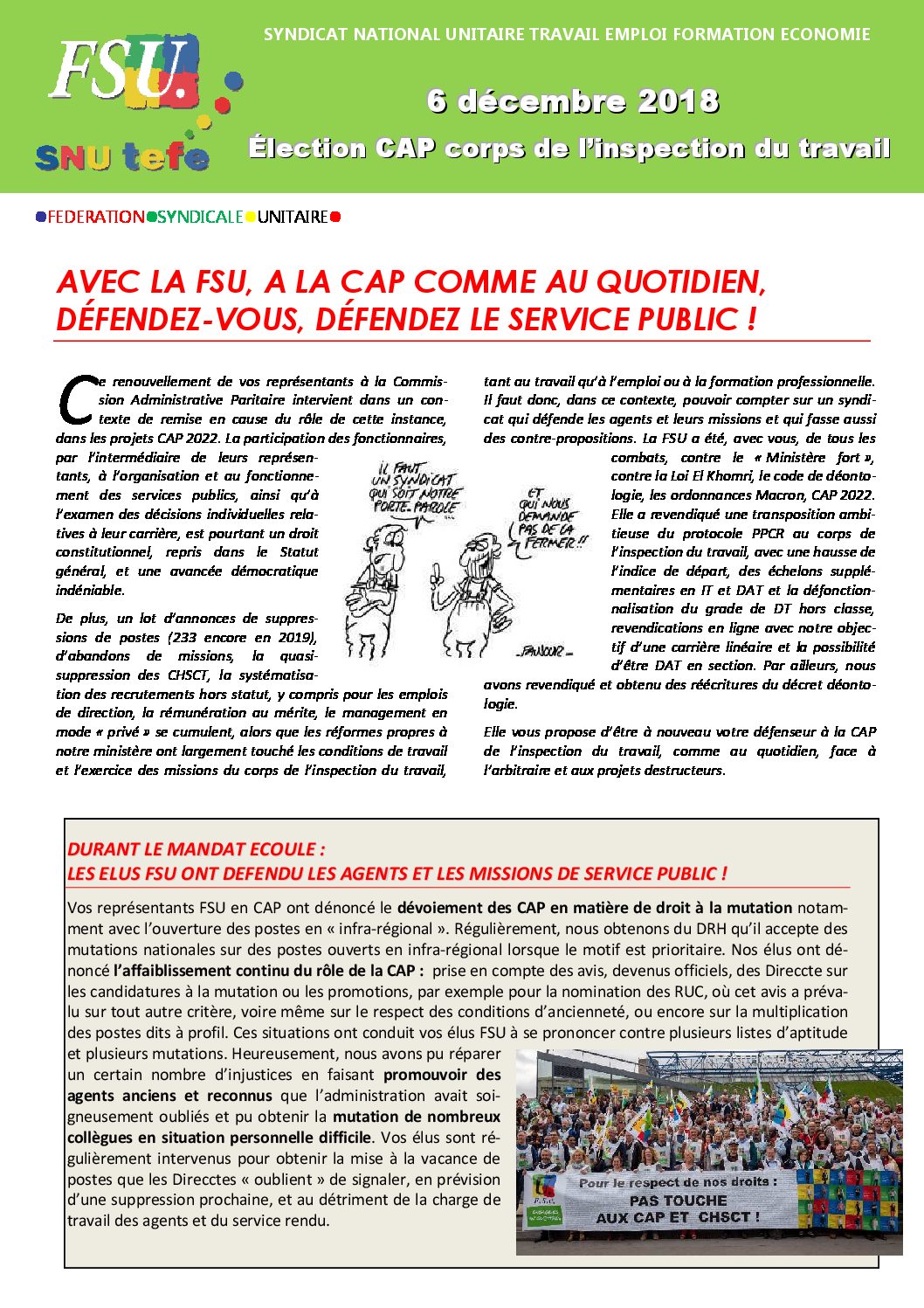 Réunion du Bureau National de la FSU TEFE