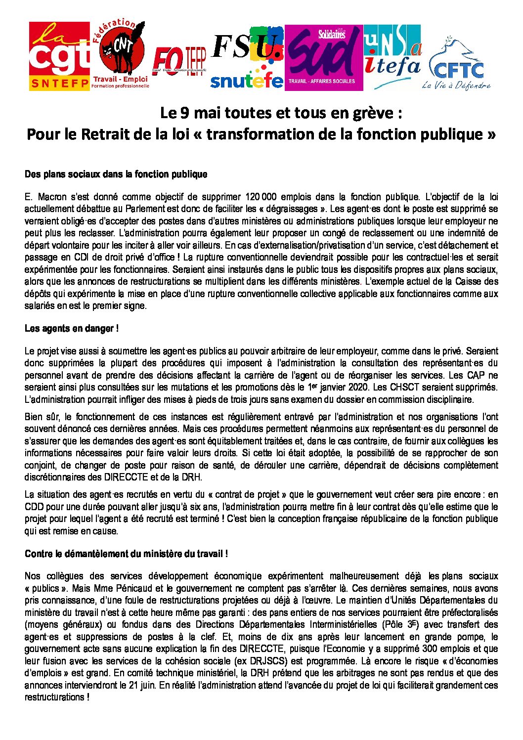 Réunion du Bureau National de la FSU TEFE