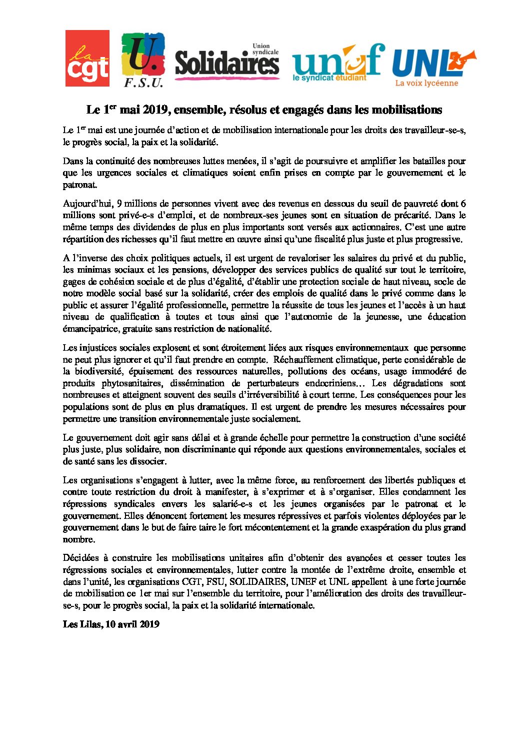 Réunion du Bureau National de la FSU TEFE