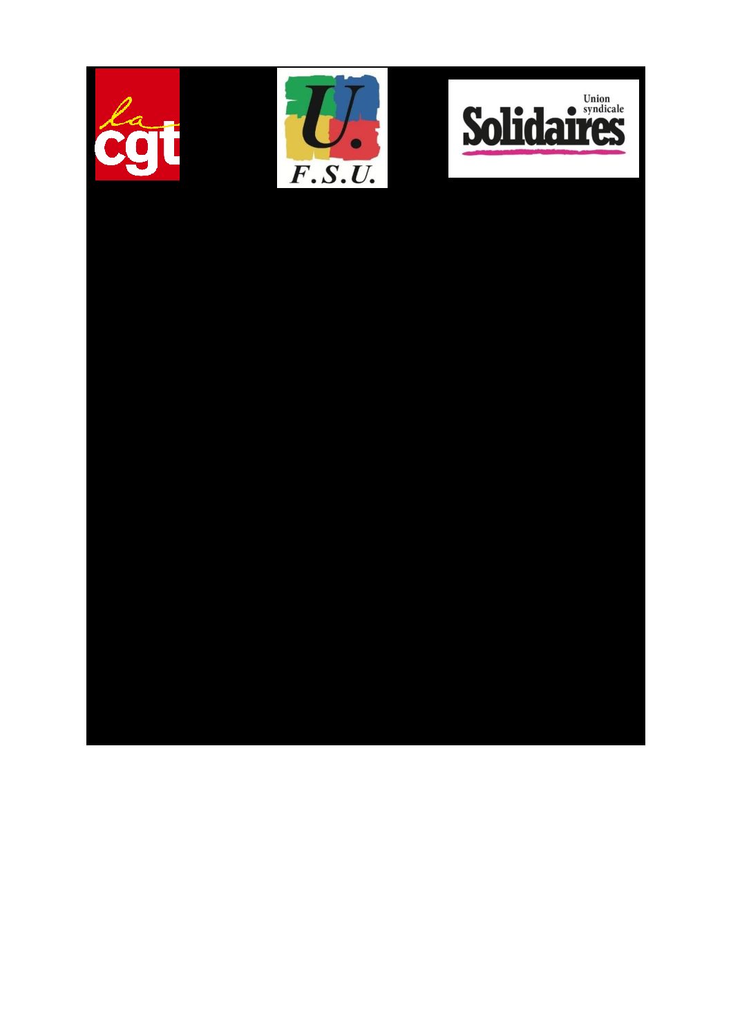 Réunion du Bureau National de la FSU TEFE