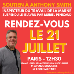 SOUTIEN INTERSYNDICAL A ANTHONY SMITH !