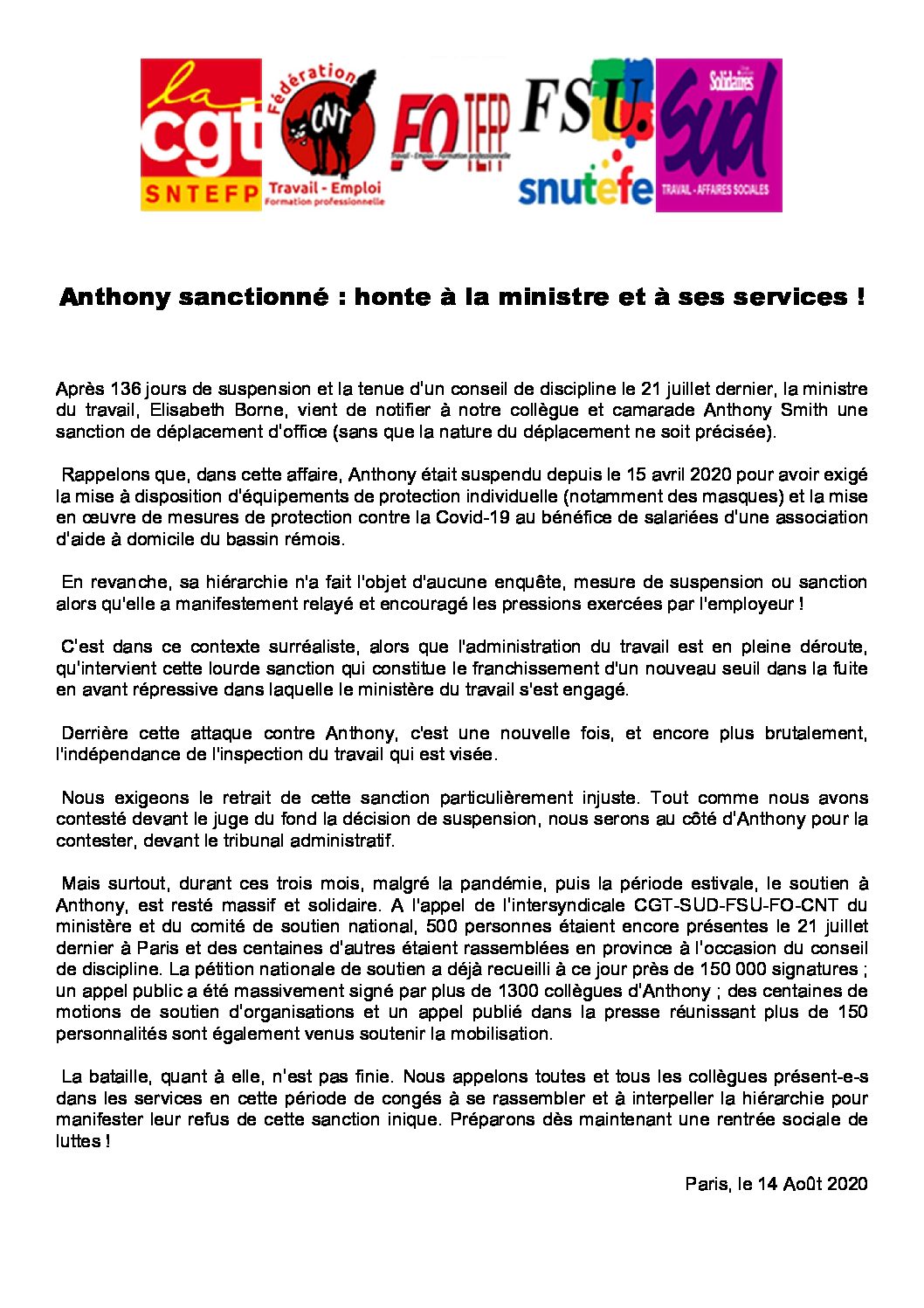 Réunion du Bureau National de la FSU TEFE