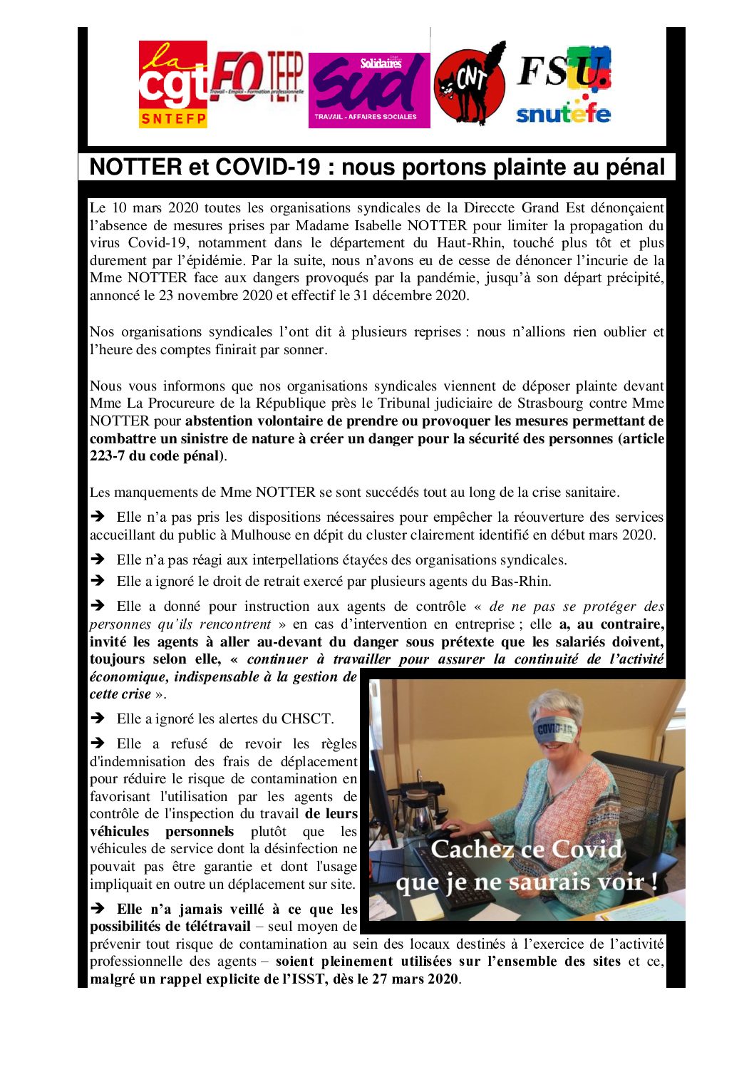 Réunion du Bureau National de la FSU TEFE