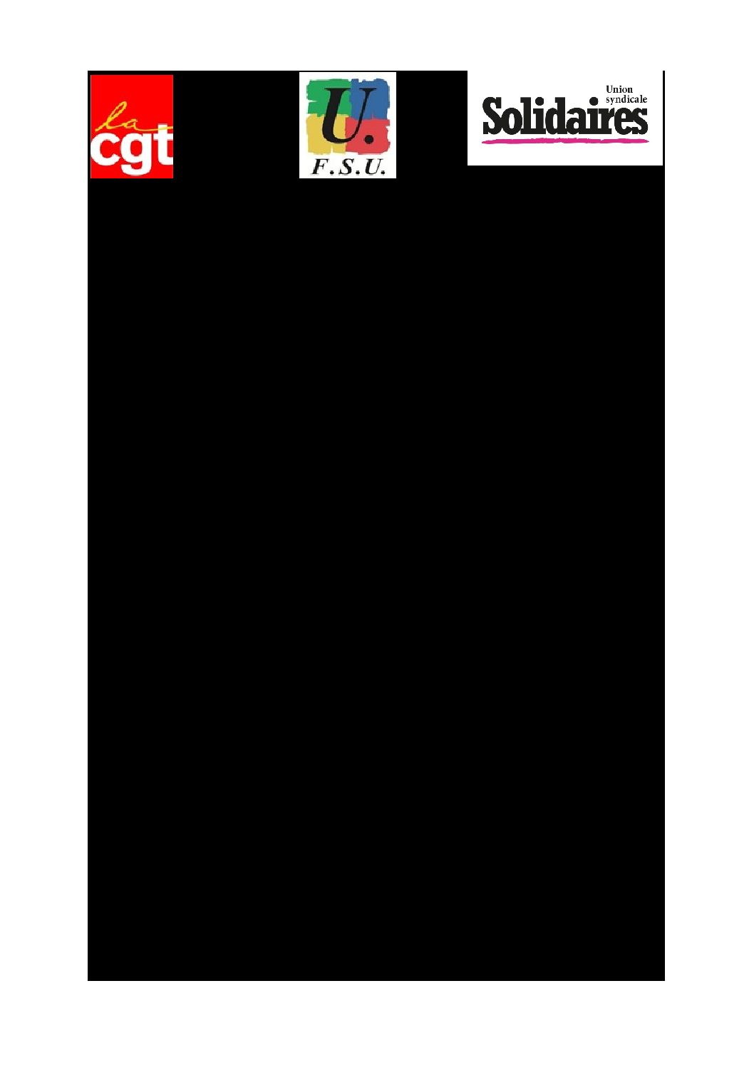 Réunion du Bureau National de la FSU TEFE
