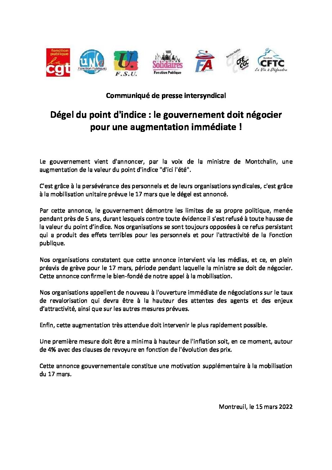 Réunion du Bureau National de la FSU TEFE
