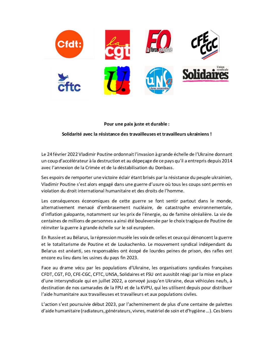 Réunion du Conseil National de la FSU TEFE