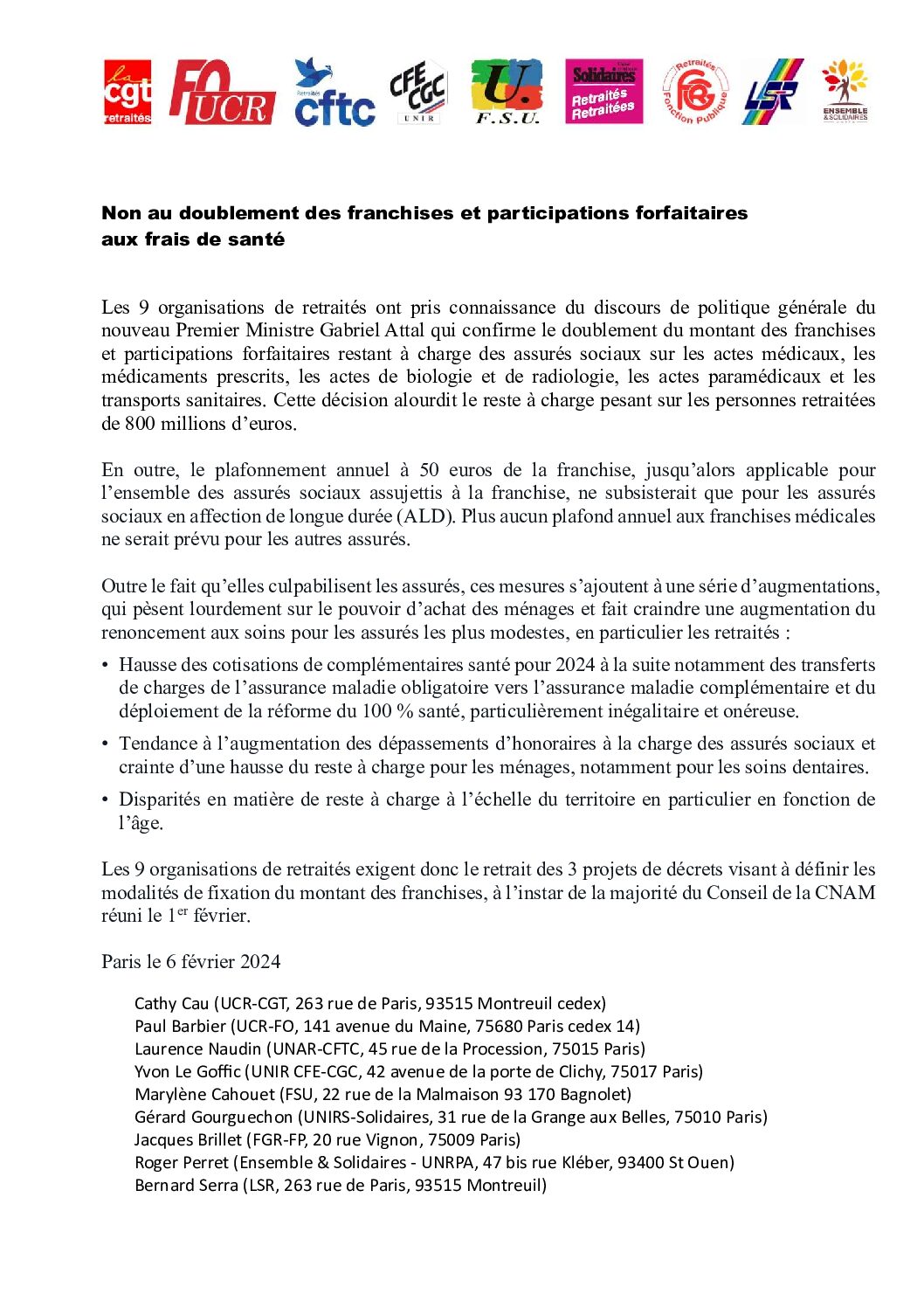 Réunion du Bureau National de la FSU TEFE