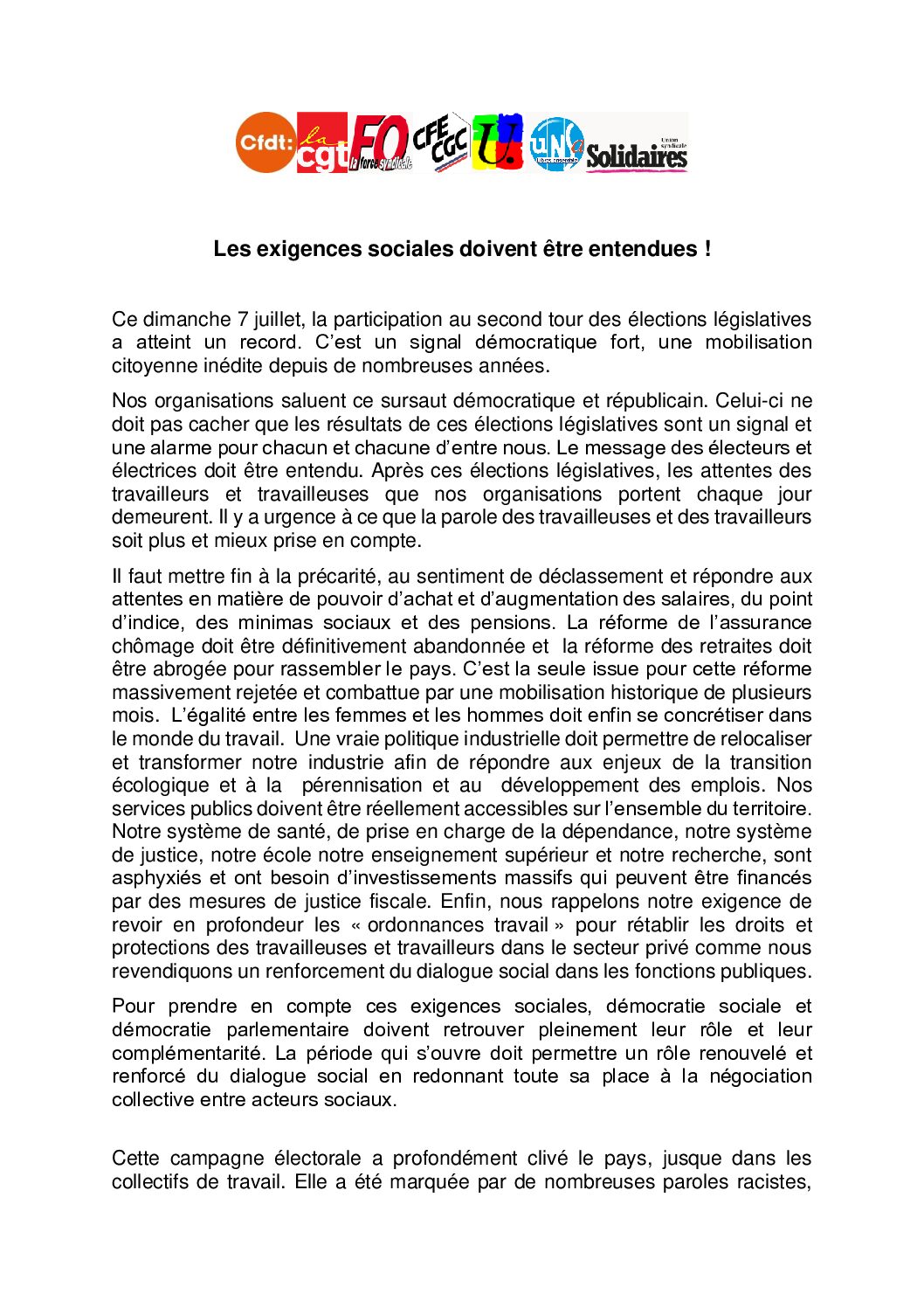 Réunion du Bureau National de la FSU TEFE