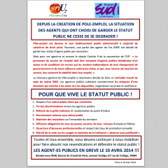 Grève des agent-es publics en Ile de France