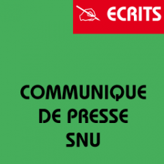 Communiqué de presse SNU FSU