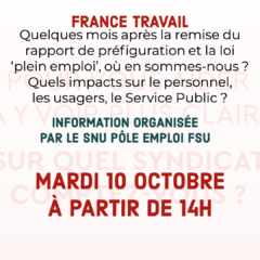 HMI France Travail le 10 octobre